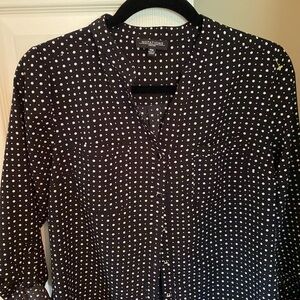 Women’s Petite Medium Black Blouse